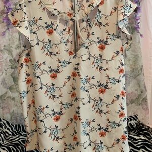 Floral Print Women's Top